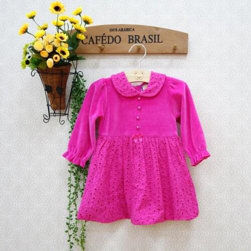 2019 velour newborn girl spring kidswear dress Childrens Dresses cute child long sleeve brouse baby Xmas dress baby clothes