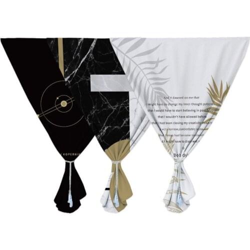 Bedroom Curtain Shading Living Room Curtain Modern Style Pasteable Curtain Cloth Home Decoration Without Punching