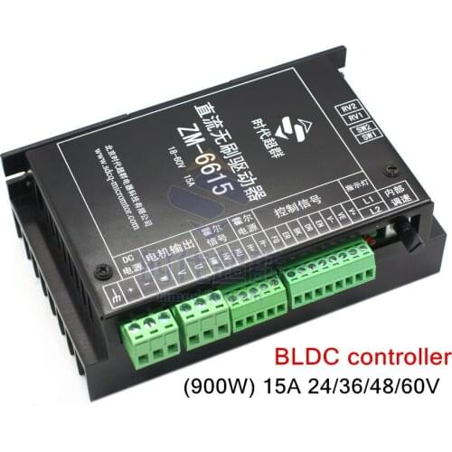 900W) 15A 24/36/48/60V BLDC brushless DC motor drive controller ZM-6615