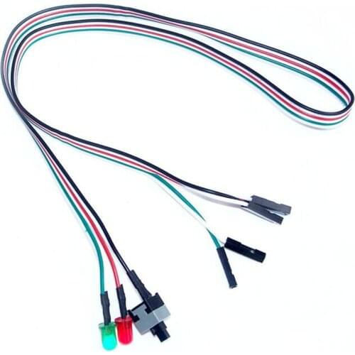 Desktop Computer PC Case Power cable SW switch Re-starting switch Power Reset HDD LED + 2 Switch Cable Connector Adapter