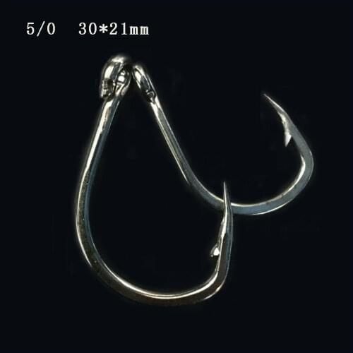 CN06 5/0 Assist hook Sea Fishing Hook Jigging Hook Stainless steel Metal jig jig hooks No Rust