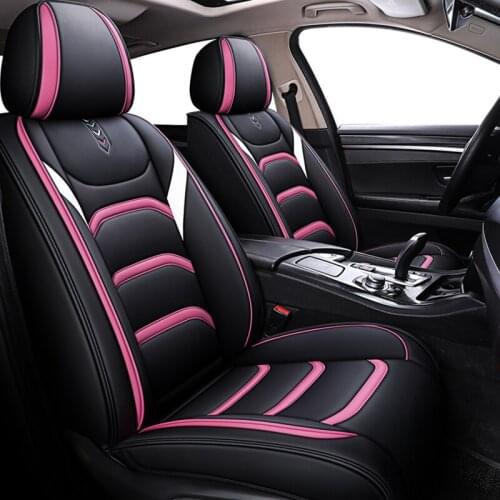 Leather Black car seat cover For ford ranger focus 2 mk1 edge escape c max smax ka explorer fiesta f150 mondeo mk4 s accessories