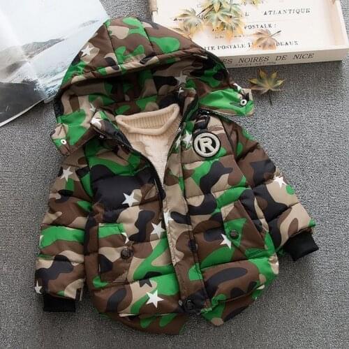 New Infant Coats Boy Baby Camouflage Winter Jackets Newborn Autmumn Winter 9BA003