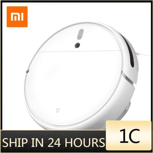 New Xiaomi Mijia Robot Vacuum Cleaner 1C STYTJ01ZHM for Home Automatic Dust Sterilize App Smart Control Sweeping Mopping Cleaner