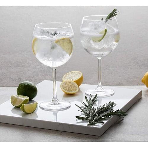 2Pcs Transparent Cocktail Glass Lead-free Wine Glass Wedding Party Bar Juice Wine Drinking Goblet Glass Large Capacity 540ml Gif