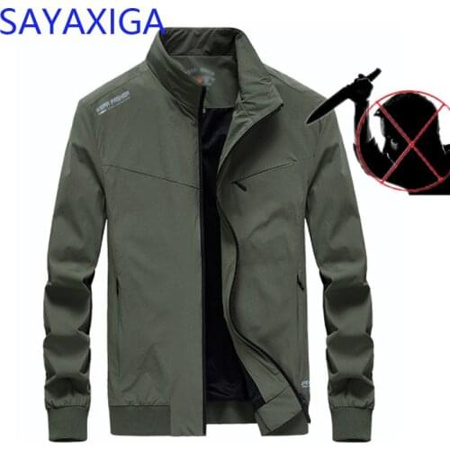 Self Defense Anti Cut Clothing Stealth stab Knife proof Resistant concealed Men Jacket Security Police Spring Casual blouse tops
