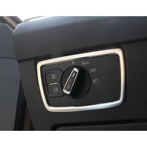 Car Styling Car Headlight Switch Fog Lamp Knorb Sticker For VW 2016 2017 2018 Passat B8 Variant Alltrack Accessories