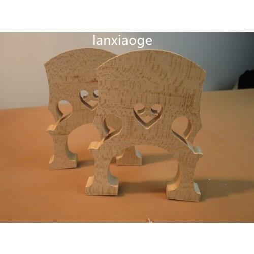 Cello part,15pcs french Good maple cello bridges 3/4 laser preci