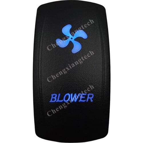 Blower Car Boat Blue Led Lasor 5 Pin Rocker Toggle Switch On Off 12v 24v Marine Grade for Carling Arb Narva 4x4