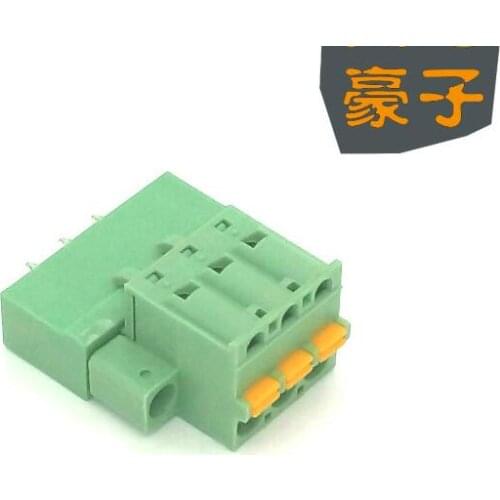 10PCS PCB Terminal shrapnel terminal spacing 5.08MM 2.51mm environmentally friendly flame retardant material PA66, 16A 300V
