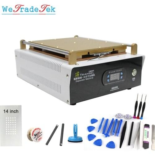 14 Inch LCD Screen Separator Built-in Vacuum Pump Touch Screen Splitter Machine for PC iPad Tablet Phone Refurbishment