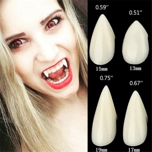 2pcs / Set of Halloween Vampire Zombie Denture Spoof Toys Party Denture Ball Props Denture Holloween Party Decor