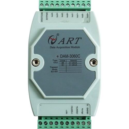 4-channel Analog Output Module 4-20mA/0-10V Analog Output Module 485 Communication DAM3060CV