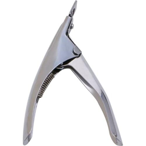 Acrylic UV False Fake Nails Tips Manicure Cutter Clipper Tool Stainless Steel