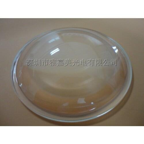 10W-100W Glass LED lens 100MM Focusing optical glass lens, high power LED convex lens