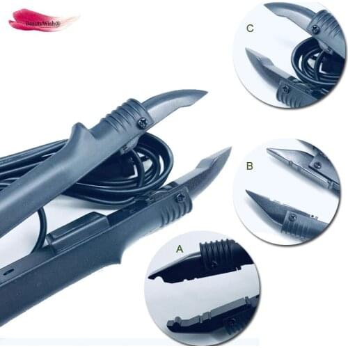Adjustable temperature Hair Connectors L611 Nail tip Professional Fusion Iron Heat Connector Wand Iron Melting Tool