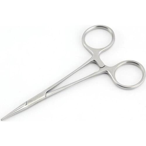 Beauty double eyelid stainless steel instrument Microvascular forceps Hemostatic forceps Straight elbow