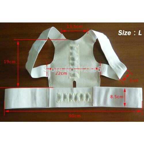 NEW Magnet Posture Back Shoulder Corrector Support Brace Magnetic Therapy Belt Therapy Adjustable Free Shipping