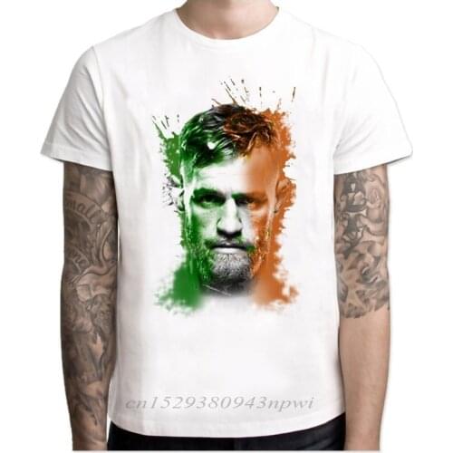 2021 The King Of Conor McGregor T Shirt MMA Notorious Tshirt Men Short Sleeve Tops Tee O Neck Clothing Male T-Shirt Homme Shirt