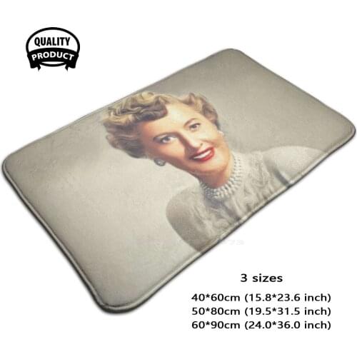 Barbara Stanwyck Hollywood Icon 3D Soft Non-Slip Mat Rug Carpet Foot Pad Barbara Stanwyck Actor Actress Movie Film Celebrity