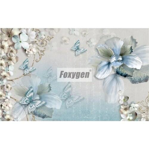 Customzied NON-WOVEN Wallpaper mural with kinds of nice 3D flowers animals Forest abstract landscapes cities and trees designs