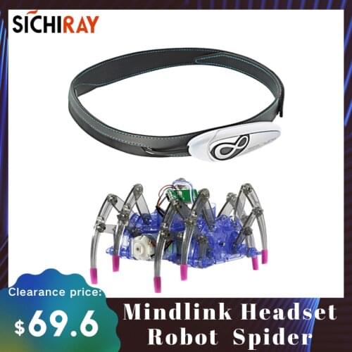 Mindlink EEG Headset Game Controller Wearable Devices Mind Training Brainlink Toys Intelligence with Robot Spider