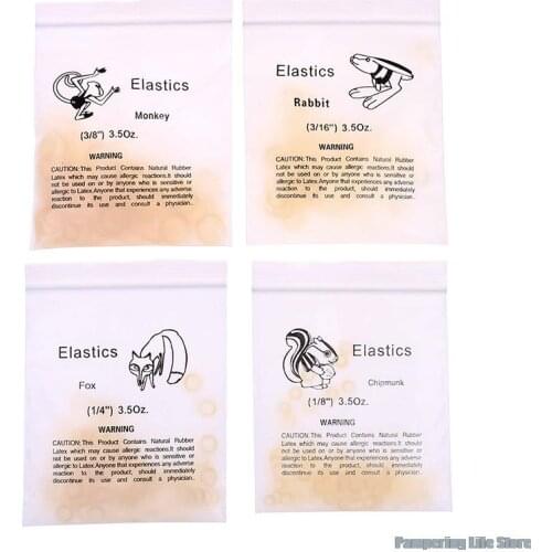 Hot Sale 100pc/1bag Dental rubber band 4 Sizes For Choice Dentist Products Dental Orthodontic Rubber Bands Latex Braces