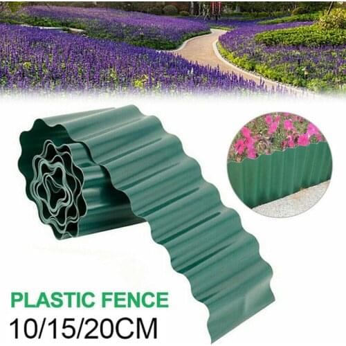 Garden Lawn Grass Edge Border Fence Landscape Plastic Grass Fence Road Grass Wall Edge For Flower Beds Path Barrier Patio