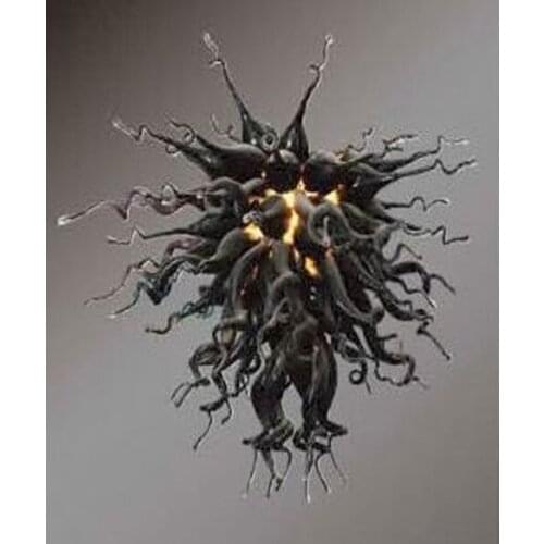 Most Popular for High Ceiling Hand Blown Glass Black Chandelier