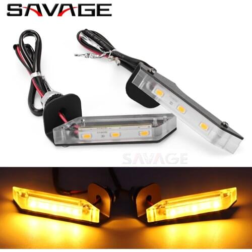 LED Invisible Wing Turn Signal For CFMOTO MT NK 650 125 400 800 150 250 SR 700 XL-R GT ST PAPIO Motorcycle Lights Blinker Lamp