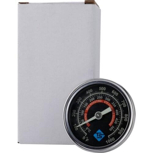 BBQ Smoker Grill Spit Pit Thermometer ℃/℉ Roaster Temperature Gauge w Night Glow 87HA