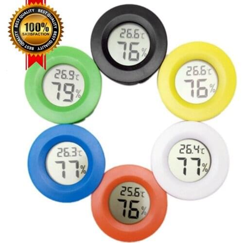 2In1 Thermometer Hygrometer Mini LCD Digital Temperature Humidity Meter Detector Thermograph Indoor Room Instrument Dropshipping