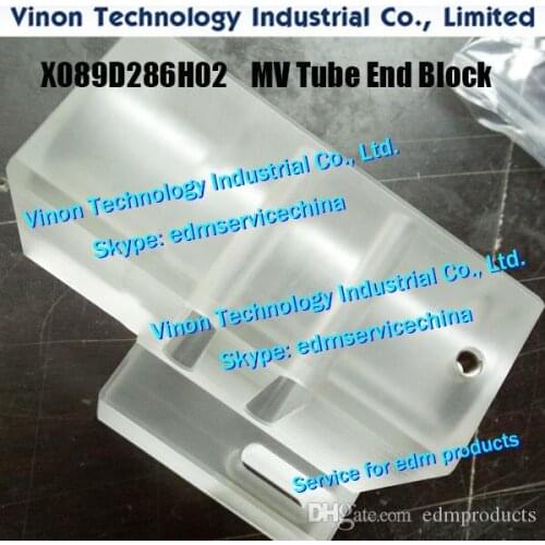 X052B641G51 edm MV Tube End Block for Mitsubishi DWC-MV1200S,MV2400S machine DEY6600, DEY66A, X052-B641-G51 MV Pipe End Block