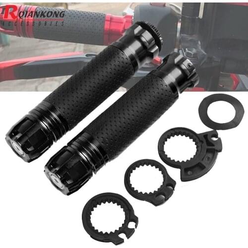 7/8 "22mm Universal Motorcycle Handle Handlebar Moto Hand Bar Grip Sets For Kawasaki Honda Yamaha Suzuki Benelli Ducati BMW