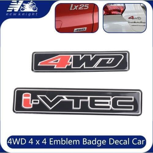 VTEC I-VTEC 3D Sticker For Honda Civic Accord Odyssey Spirior CRV SUV I - VTEC Logo Metal Car Styling Emblem Tail Body Badge
