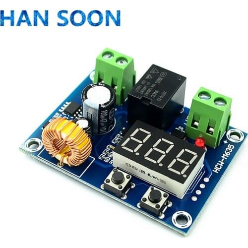 XH-M635 DC 12V 24V Voltage Charge Discharge Protection Board LED Digital Low Under Over Voltage Protect for Lithium Battery