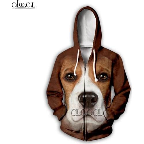 HX 3D Printed Funny Dog Jacket Men For Women Harajuku Hoodies Unisex Casual Streetwear Sweatshirt Pullover
