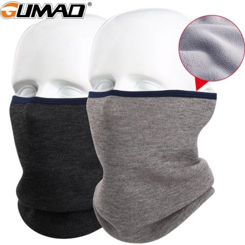 Winter Thermal Face Bandana Masks Tube Scarf Hiking Ski Neck Warmer Gaiter Cover Sports Snowboard Cycling Fishing Mask Men Women