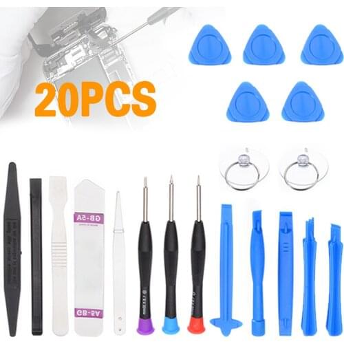 20pcs Screwdriver mobile Phone Repair Tool Set Hand Tools Mobile Phone Repair Kit Multifunction Opener Tools Accessories