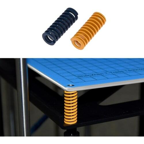4/10pcs 3D Printer Parts Spring Imported Length 25mm OD 10mm ID 5mm For Heated Bed CR-10 CR-10Mini CR-10S Series MK2B MK2A
