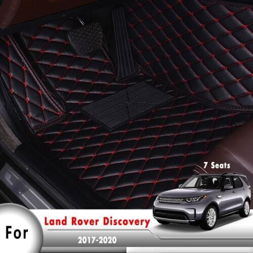 Car Floor Mats For Land Rover Discovery 2017 2018 2019 2020 (7 Seater)Automobiles Carpet Floorliner Waterproof Covers Styling