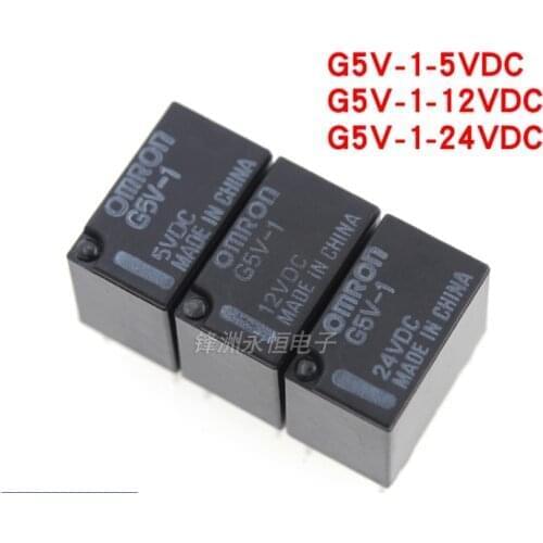Free shipping 10PCS/LOT G5V-1-5VDC G5V-1-12VDC G5V-1-24VDC DC 5V 12V 24V DIP 6PIN Omron Relay Original G5V-1