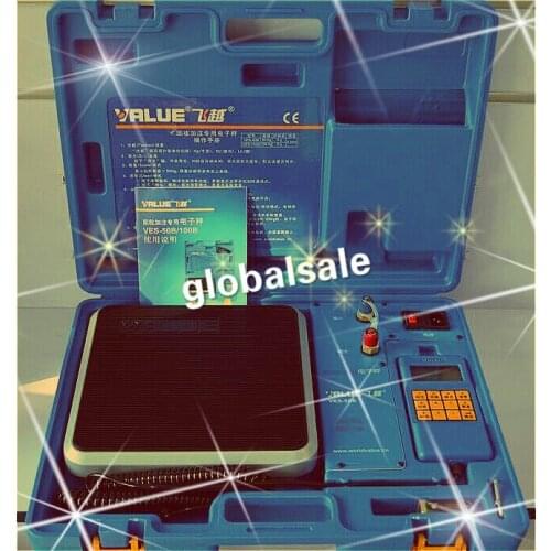 FREE SHIPPING VES-50B quantitative refrigerant liquid refrigerant, said quantitative electronic fluoride electronic scales