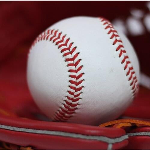 Professional cow leather official baseball ball 15% 30% 50% 85% 90% wool filling double cushioned cork core baseball ball
