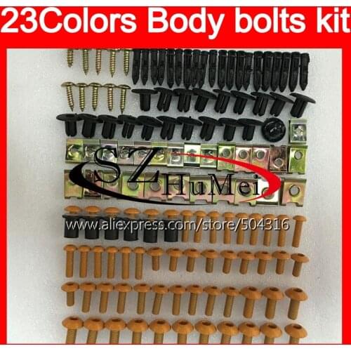Fairing bolts full screw kit For KAWASAKI NINJA Z750 04 05 06 Z-750 Z-750S 04 Z750S 2004 2005 2006 Windscreen bolt screws Nuts