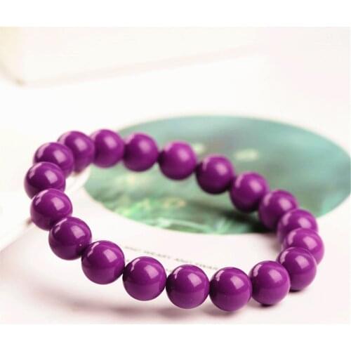 Grade AA Natural Phosphosiderite Beaded Bracelet 6mm 7mm 8mm Beads Bangle Stretch Charm Jewelry Bracelet Prayer Bracelet BR009