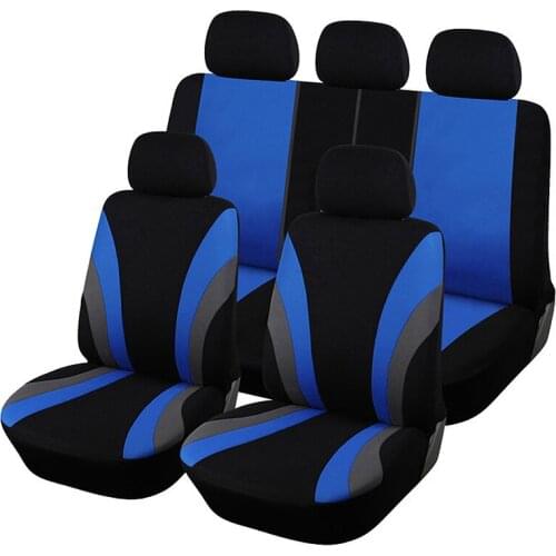 Car Seat Covers Universal Full Cover For Automobile Seat Protector Car-Styling Interior Fabric Decoration Accessories