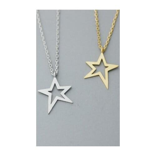 DANGGAO fashion Wish Star pendant for women chain choker necklace tiny charm jewelry