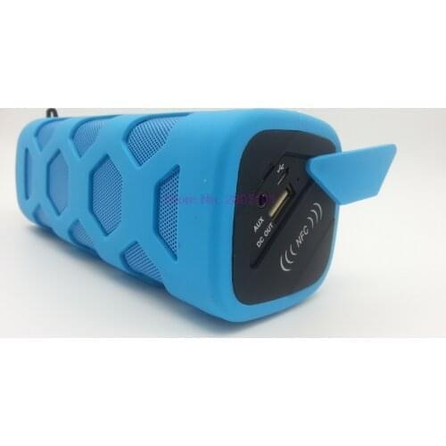 By dhl 20pcs Wireless Portable Outdoor Sports Bluetooth Speaker N919 Waterproof 4 Colors With Handsfree AUX Input NFC Function