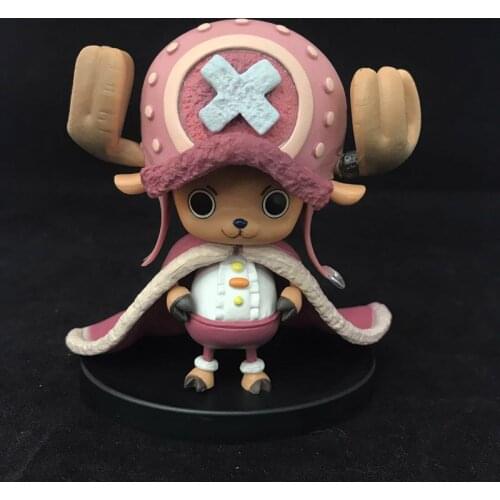 One Piece 15TH Edition Action Figuers Tony Tony Chopper Wearing Crown Models 12cm PVC Boxed Toys